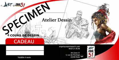 Carte - 4 cours Adulte